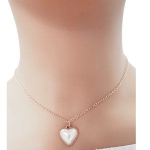Pearl Heart Necklace